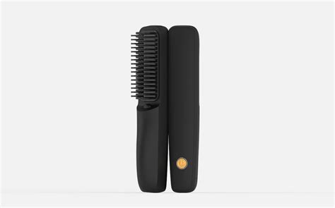 Rechargeable Batteries One Button Operated Ionic Hair Straightener Brush