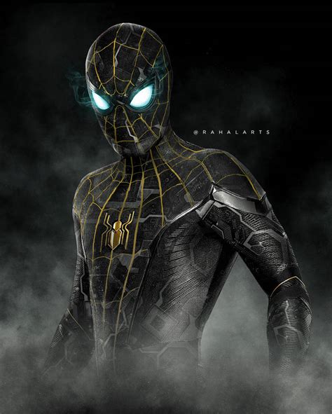 Spider-Man Black and Gold suit concept by rahalarts on DeviantArt