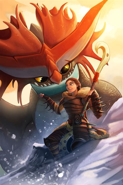 Valka and Cloudjumper by Jacobtm92 on DeviantArt