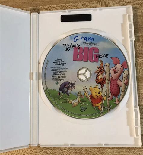 Walt Disney Piglets Big Movie DVD 2003 786936221947 | eBay