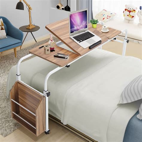 Free 2-day shipping. Buy EBTOOLS Computer Stand Over Bed, Laptop Bed Table with Lockable Wheels ...