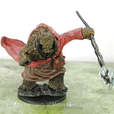 D&D Premium Miniatures W3 ~ TORTLE MONK Icons of the Realms miniature wizard | eBay