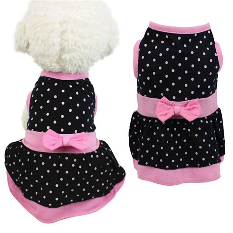 Pet Dog Clothes Spring Summer Puppy Dogs Cotton Breathable Skirt with ...