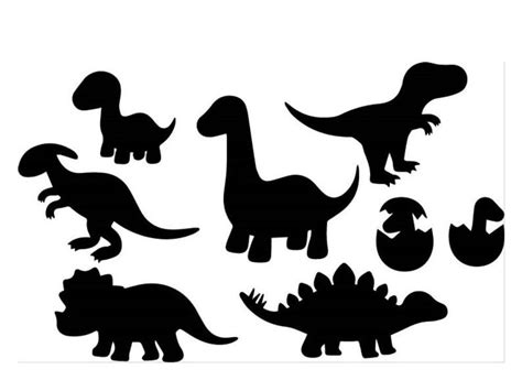 dinosaur silhouette - Google Search in 2021 | Dinosaur silhouette, Cute ...