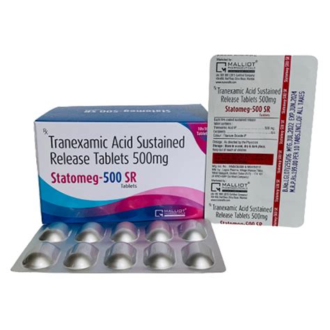 Tranexamic Acid 500mg (STATomeg-500) Franchise | Numera Life Sciences