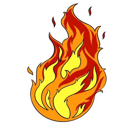 How to Draw Fire - A Tutorial on How to Draw Flames