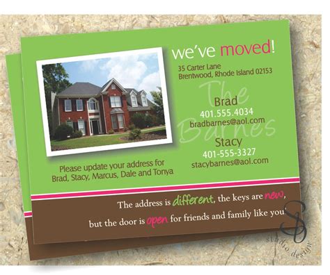 We've Moved Card. Moving Announcement Card. - Etsy