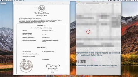 How to Apostille a Texas Birth Certificate - YouTube