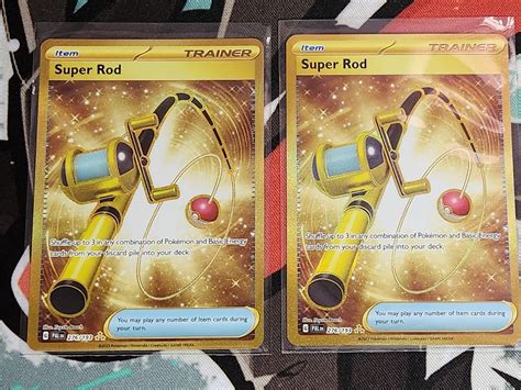 Super rod Gold - SV02 Pokemon tcg paldea evolved playable, Hobbies ...