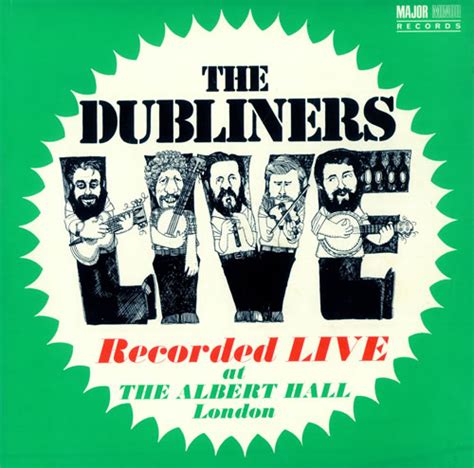 The Dubliners Live At The Albert Hall UK vinyl LP album (LP record) (495420)