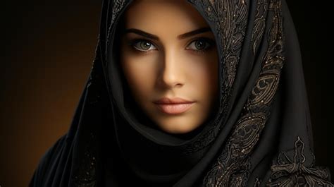 Premium AI Image | beautiful muslim woman with veil