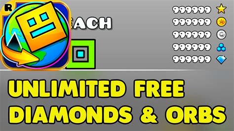 Geometry dash Hack - Unlimited orbs and diamonds android & IOS (no root) - YouTube