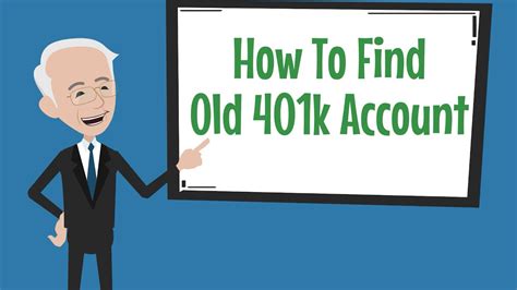 How To Find Your Old 401k Account For Free - YouTube