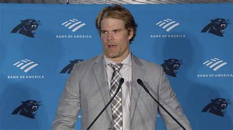 Greg Olsen shares emotions in retirement speech