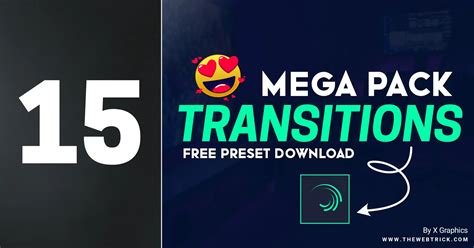 15 Best Free Transitions for Alight Motion | Free Download Preset Pack ...