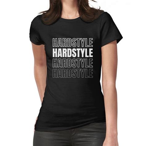 Hardstyle Merchandise Rawstyle Harderstyles Fitted T-Shirt by Team150Designz in 2021 | T shirt ...