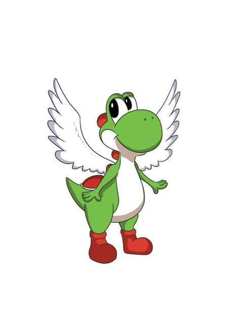 Items similar to Winged Yoshi Sticker on Etsy