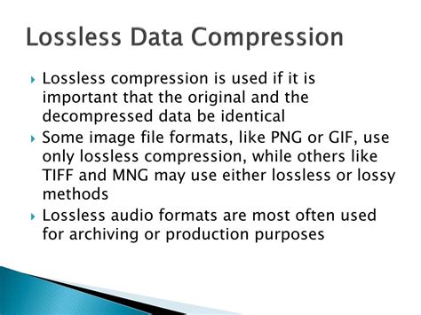 PPT - Compression Algorithm PowerPoint Presentation, free download - ID:2387277