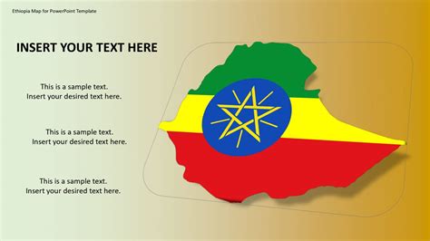 Ethiopia Map for PowerPoint Template - Slidevilla