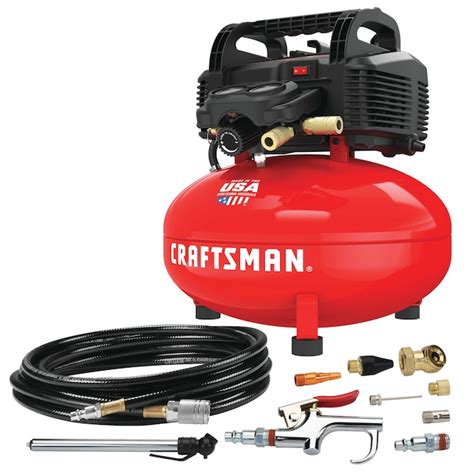 CRAFTSMAN 6-Gallon Portable Electric 150 PSI Pancake Air Compressor ...