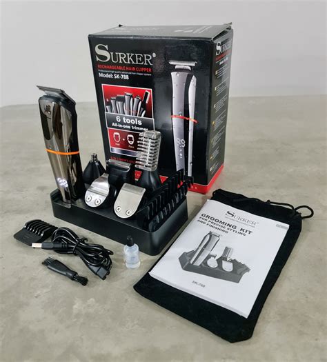 SURKER Rechargeable Hair Clipper SK-788, Beauty & Personal Care, Men's Grooming on Carousell