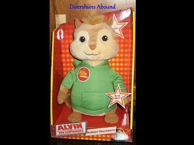 Alvin and the Chipmunks Talking THEODORE Talkin' Plush Toy Chipwrecked ...