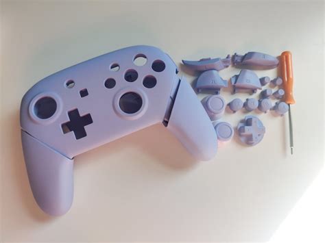 Custom Nintendo Switch Pro Controller Shell DIV Kit Violet Color With ...