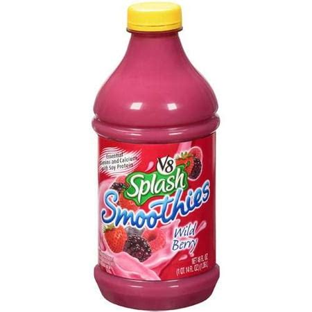 Campbell's V8 Splash: Smoothies Wild Berry Juice, 46 Oz - Walmart.com