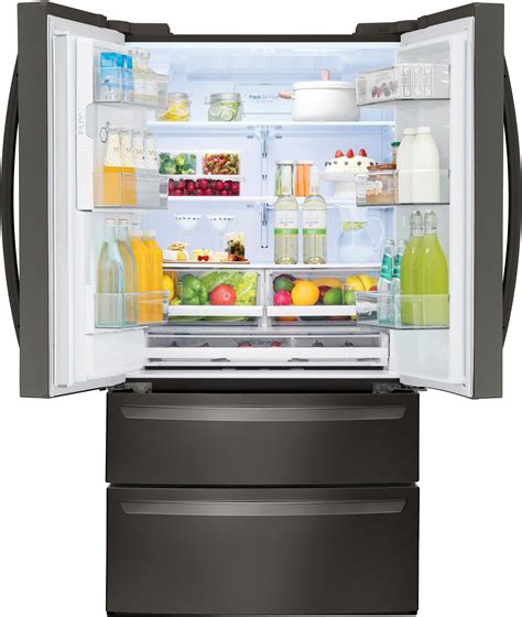 Lg 27 8 Cu Ft 4 Door French Door Smart Refrigerator With Smart | Free ...