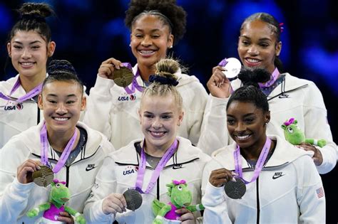 US women's gymnastics team wins historic 7th consecutive world championship title - Good Morning ...