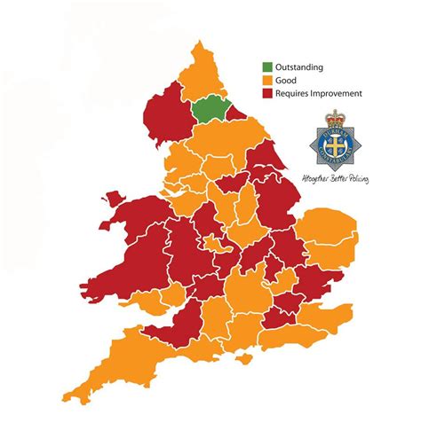 Map Uk Police Forces - Direct Map