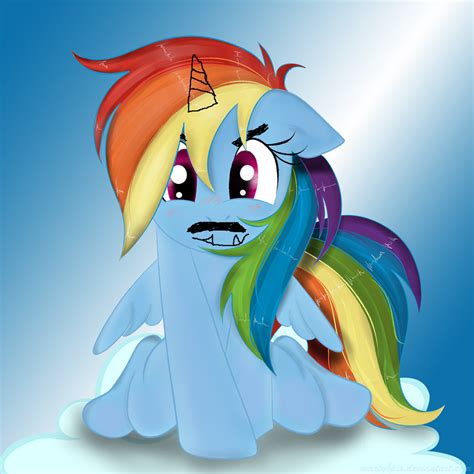 alicorn rainbowdash by Hyginustus on DeviantArt