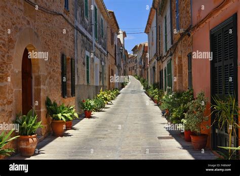 Alcudia Old Town Stock Photo - Alamy