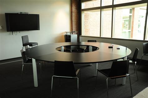 Round Table, chairs, TV monitor, conference room, 2nd floo… | Flickr