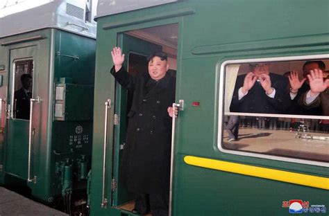 Kim Jong Un's train arrives in China ahead of Trump meeting in Vietnam ...