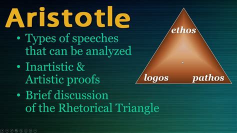 Aristotle's Rhetorical Proofs & the Rhetorical Triangle (revised ...