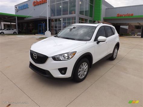 2013 Crystal White Pearl Mica Mazda CX-5 Touring #68988215 | GTCarLot.com - Car Color Galleries