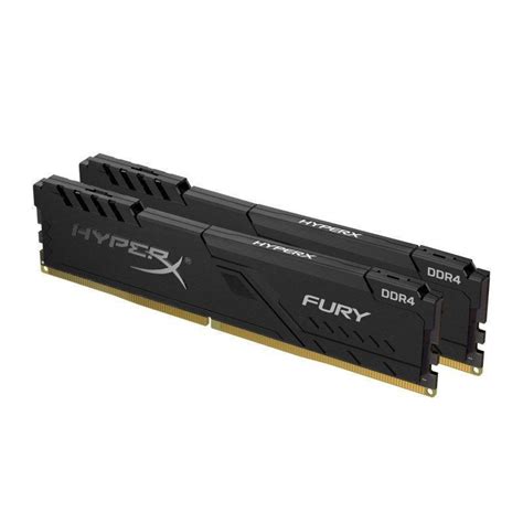 Kingston HyperX Fury Black 16GB 2x8GB DDR4 3200MHz Dual Channel Memory RAM Kit | Novatech