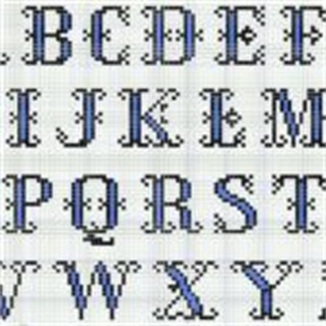 Cross Stitch Monogram Alphabets Pattern - Vintage Crafts and More
