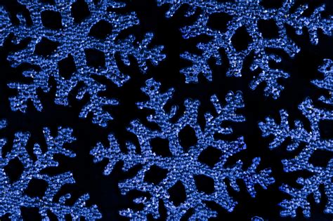 Photo of blue christmas snowflakes | Free christmas images