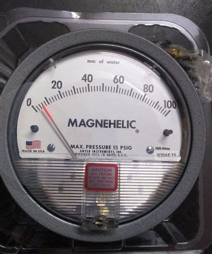 Dwyer Make Magnehelic Gauges 0 To 100 Mm Wc in Sidcul haridwar industrial area at Rs 5100 ...