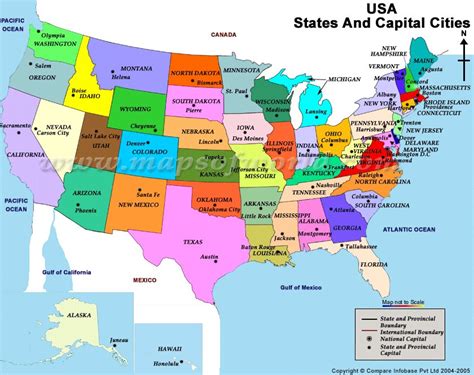 Maps of Usa States And Cities images