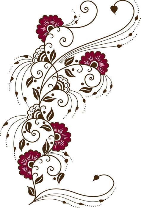 Abstract floral vector illustration | Vector flowers, Floral pattern ...