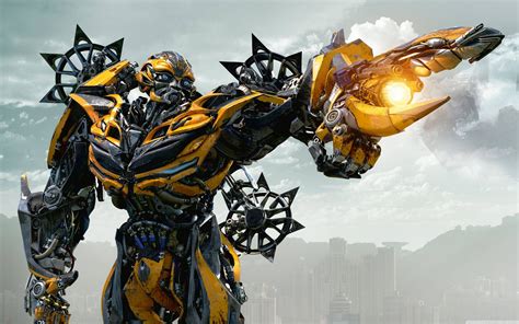 Download Bumblebee In Transformers 4 Wallpaper | Wallpapers.com