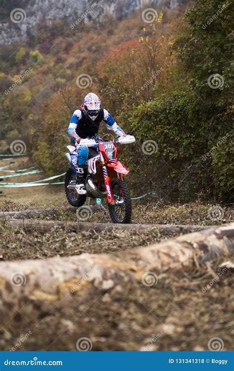 Hard Enduro Race editorial stock photo. Image of bike - 131341318