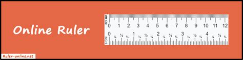 Online Ruler - Actual Size Measurements in mm, cm, and inches