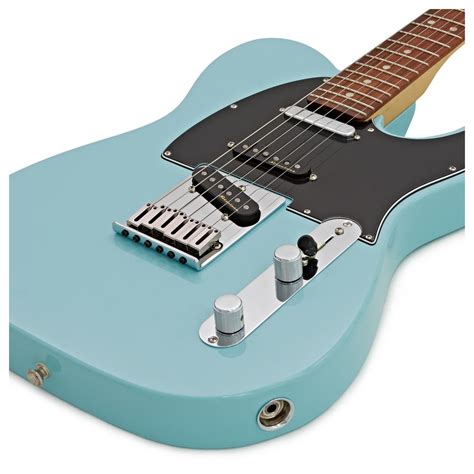 Fender Deluxe Nashville Telecaster PF, Blue w/ Black Pickguard at ...