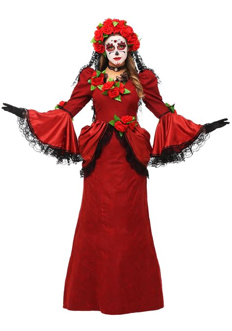 Women's Plus Size Day of the Dead Costume - Walmart.com