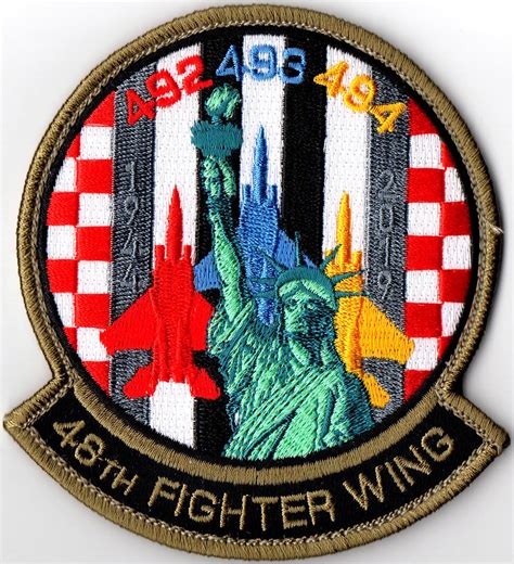 48th Fighter Wing Heritage Jets patch (1944-2019) | RAF Lake… | Flickr