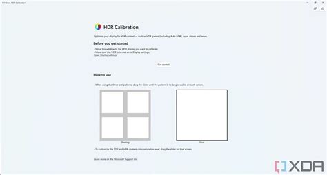 How to use the HDR Calibration app on Windows 11